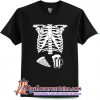 Halloween Skeleton Pizza Beer Costume T Shirt (AT)