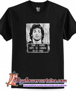 John J Rambo Mugshot T-Shirt (AT)