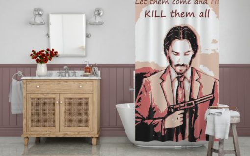 John Quote Shower Curtain (AT)