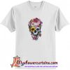 Marvellous flower skull T Shirt (AT)
