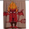 Red Devil Shower Curtain (AT)
