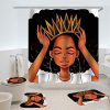 SARA NELL Afro Girls African Queen Shower Curtain (AT)