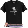 Skeleton Hockey Lovers Halloween T-Shirt (AT)