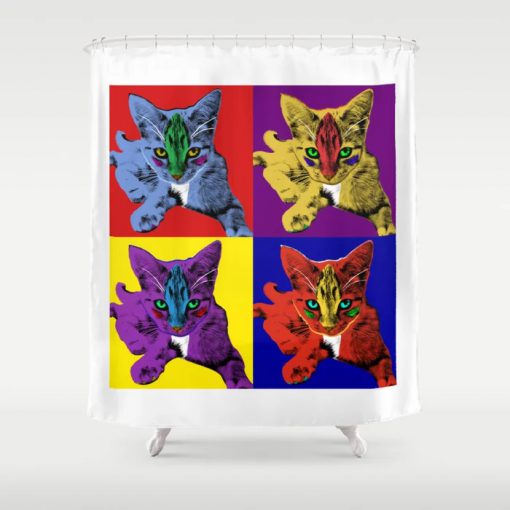 Smurf Tweety Prince & Elmo Shower Curtain (AT)