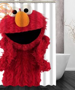 The Adventures of Elmo in Grouchlan Shower-Curtain (AT)