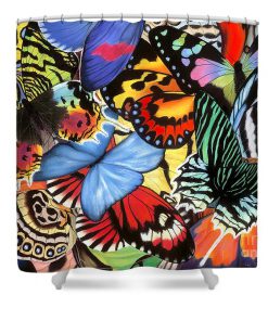 Tropical Wings Shower Curtain (AT)