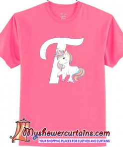 Unicorn Letter T T-Shirt (AT)