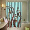 Aqua Octopus Shower Curtain (AT)