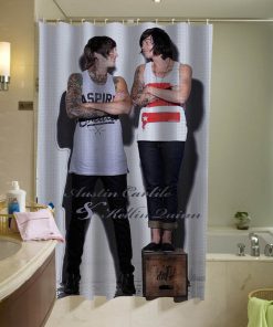 Austin Carlile & Kellin Quinn shower curtain (AT)