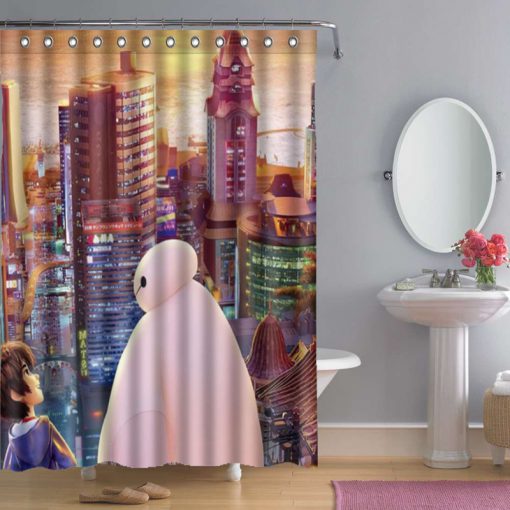 Big Hero 6 Shower Curtain (AT)