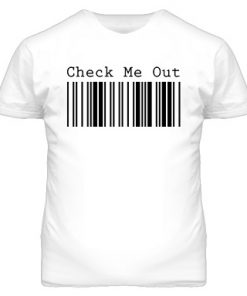 Check Me Out Barcode T Shirt (AT)