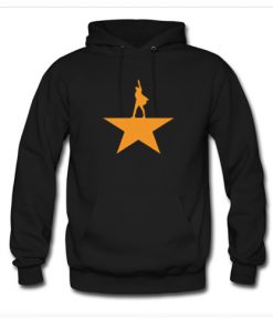 Hamilton Gold Star Logo Broadway Musical Hoodie (AT)
