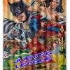 Its Justice League Superhero Shower Curtain (AT)