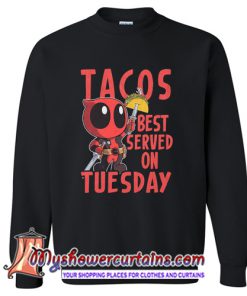 Marvel Deadpool Taco Tuesday Sweatshirt (AT)