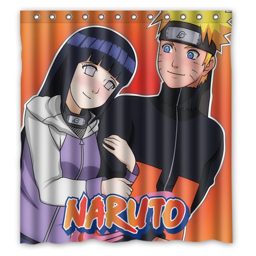 Naruto Hinata In Love Shower Curtain (AT)
