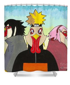 Naruto Poultry Shower Curtain (AT)