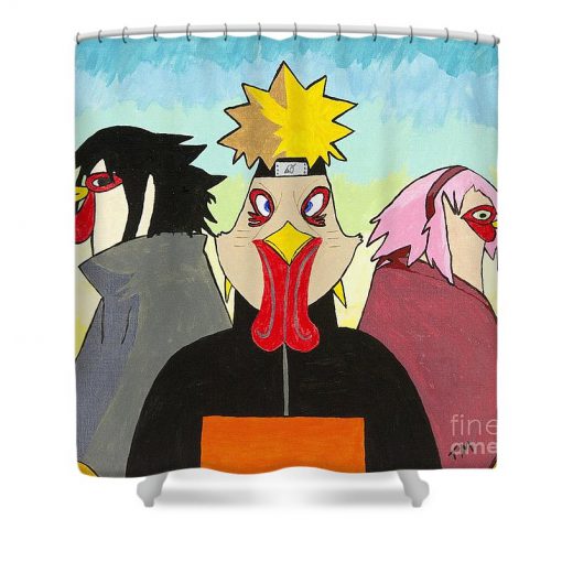 Naruto Poultry Shower Curtain (AT)