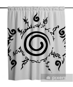 Naruto pattern Shower Curtain (AT)