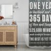 One Year art print Motivation Shower Curtain (AT)
