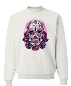 Pink Sugar Skull Sweatshirt (AT)
