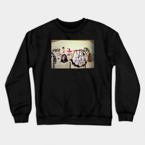 Street art Wall vomit Crewneck Sweatshirt (AT)