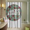 arctic monkeys logo flower shower curtain (AT)