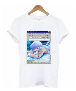 Anime Tears Crying Girls Print t shirt RF02