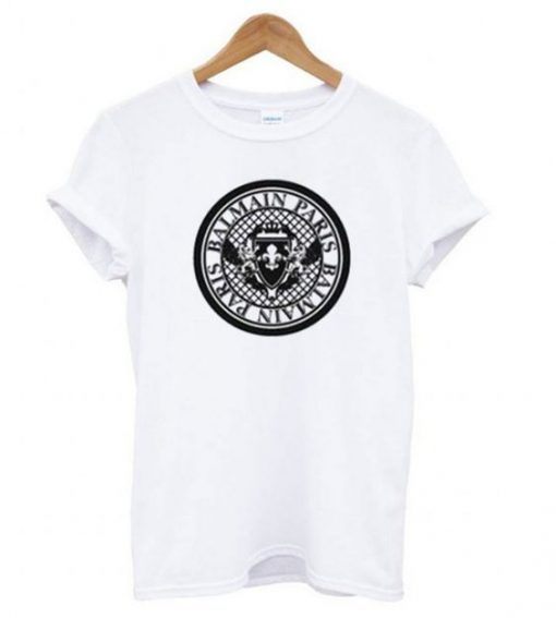 Balmain Paris Logo White t shirt RF02