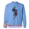 Black Floral Snake Sweatshirt SN
