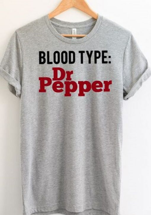 Blood Type Dr Pepper T-shirt SN