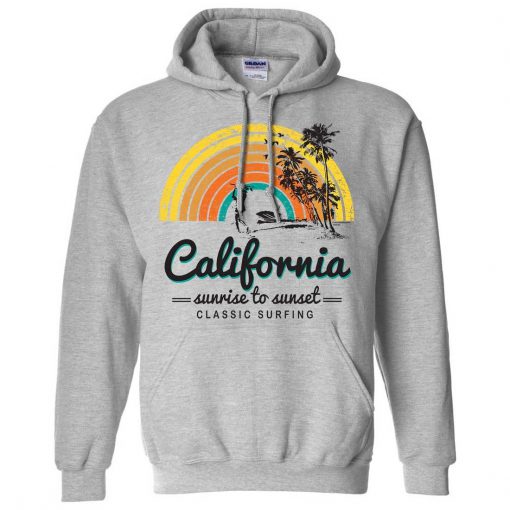 California Classic Sunrise Surfing Hoodie SN