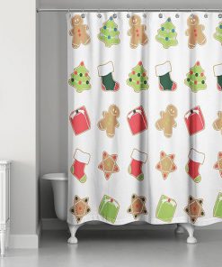 Christmas Cookies Shower Curtain RF02