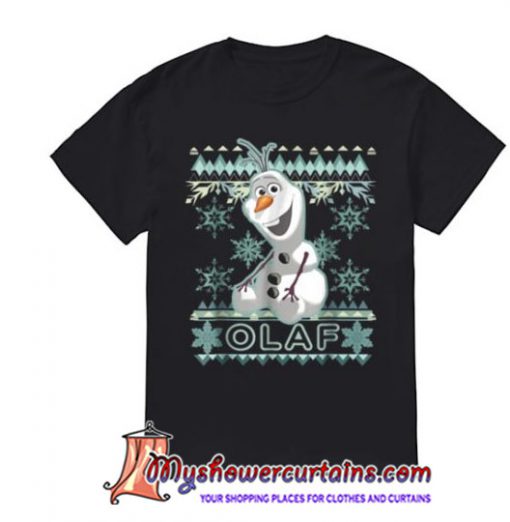 Disney Frozen Olaf Ugly Christmas Sweater Graphic shirt SN