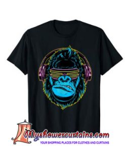 Dj Gorilla Headphones T-Shirt SN