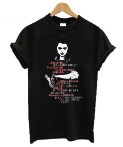 Game OF Thrones Arya Stark Kill List t shirt RF02