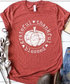 Grateful Thankful Blessed T SHIRT SN