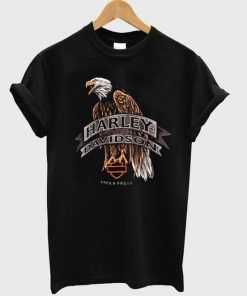 Harley davidson eagle logo t shirt RF02