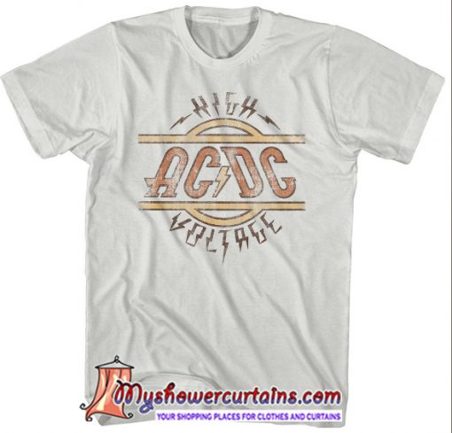 High Voltage Album Art AC DC T-Shirt SN