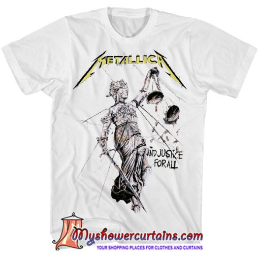 Justice For All Album Art Metallica Shirt SN