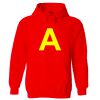Letter A Red hoodie RF02