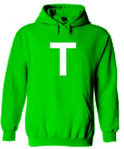 Letter T Green hoodie RF02