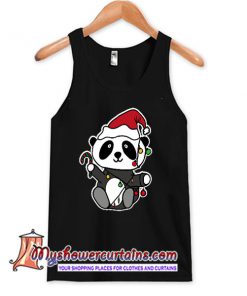 Panda Christmas lightsets TANK TOP SN