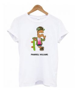 Pharrell Williams And Bart Simpson t shirt RF02