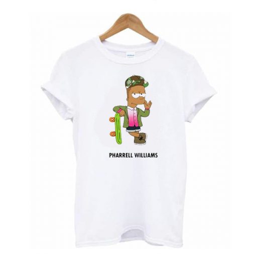 Pharrell Williams And Bart Simpson t shirt RF02