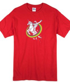 Rainbow Unicorn Astronaut t shirt RF02