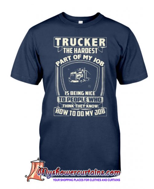 SARCASTIC-TRUCKER TSHIRT SN