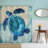 Sea Turtle Ocean Shower Curtain RF02