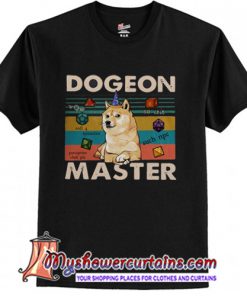 Shiba Inu Dogeon dungeon master vintage shirt SN
