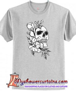 Skull and magnolia T-Shirt SN