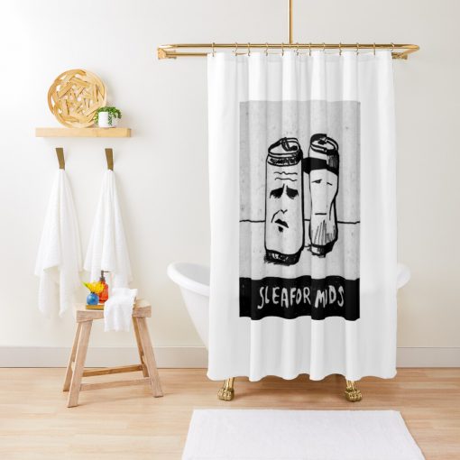 Sleaford Mods Merchandise Shower Curtain AI